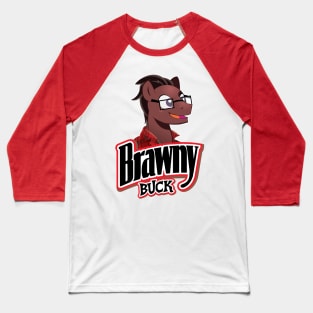 Flannel Brawny Buck Baseball T-Shirt